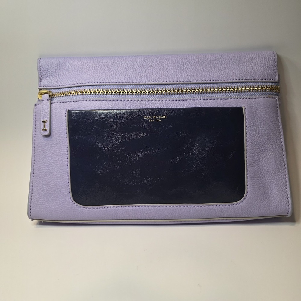 Isaac Mizrahi Faux Leather Clutch Bag